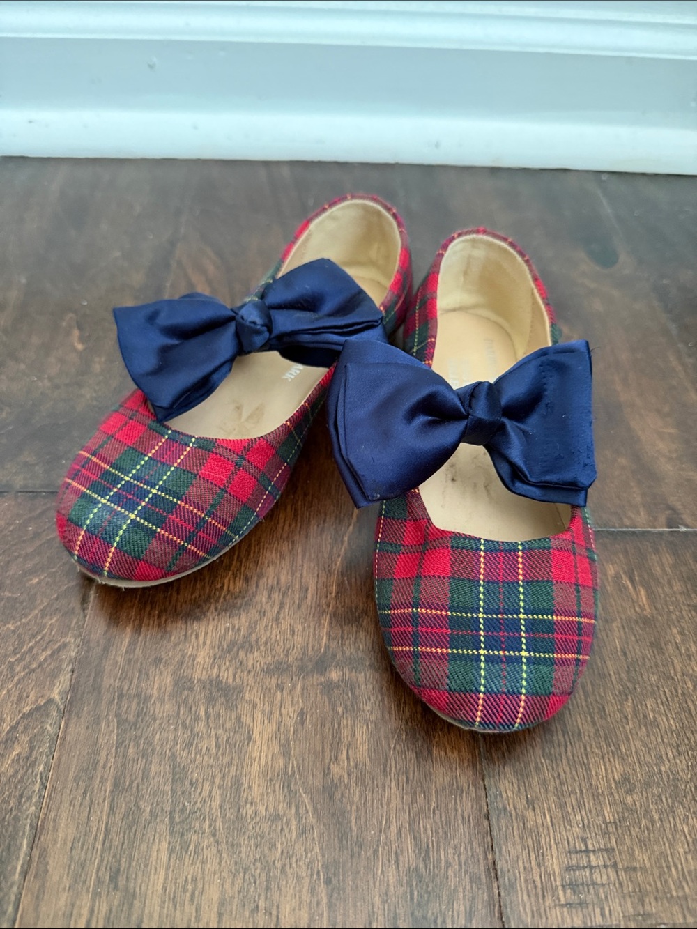 Edgehill Collection darby fallon clark shoes plaid red shoes bow